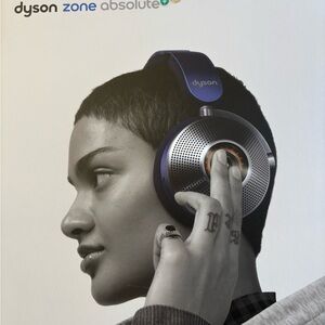 Dyson Zone Absolute+ Over-Ear Headphones in Navy and Silver
